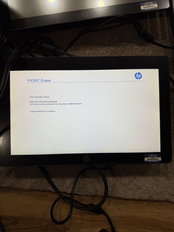 4 X HP RP9 G1 Retail System Model 9015 TOUCHSCREEN POS - Repair Needed gallery