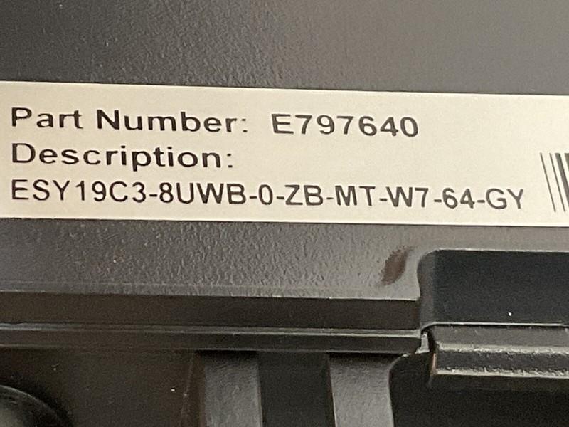 ELO E797640 ESY19CS-8UWB-0-ZB-MT-W7-64-GY / GAR113 gallery