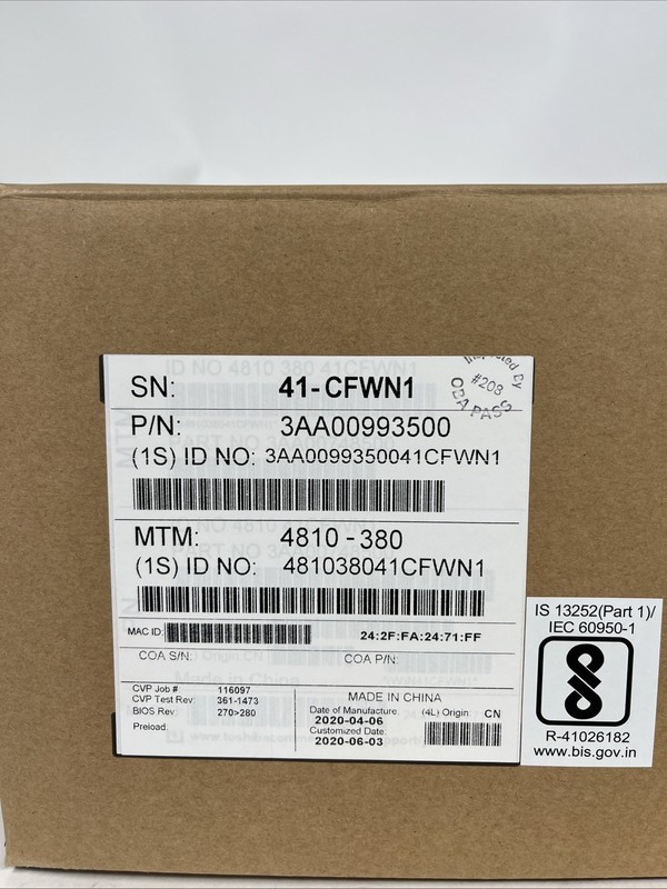 Toshiba TCX 300 4810-380 gallery
