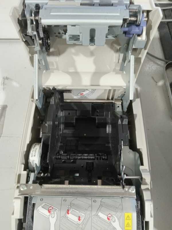Epson TM-U220D M188D POS Receipt Printer (For Parts/Repair, No Paper) w/Charger gallery