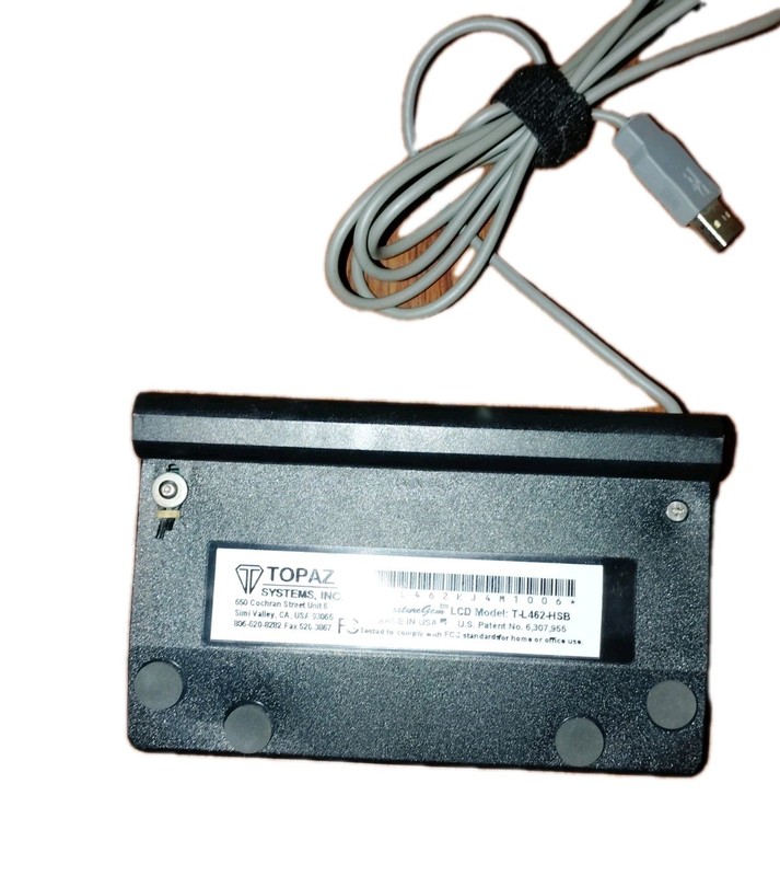 Topaz Systems Topaz SigLite T-L462 -HSB Electronic Signature Capture Pad Tested gallery