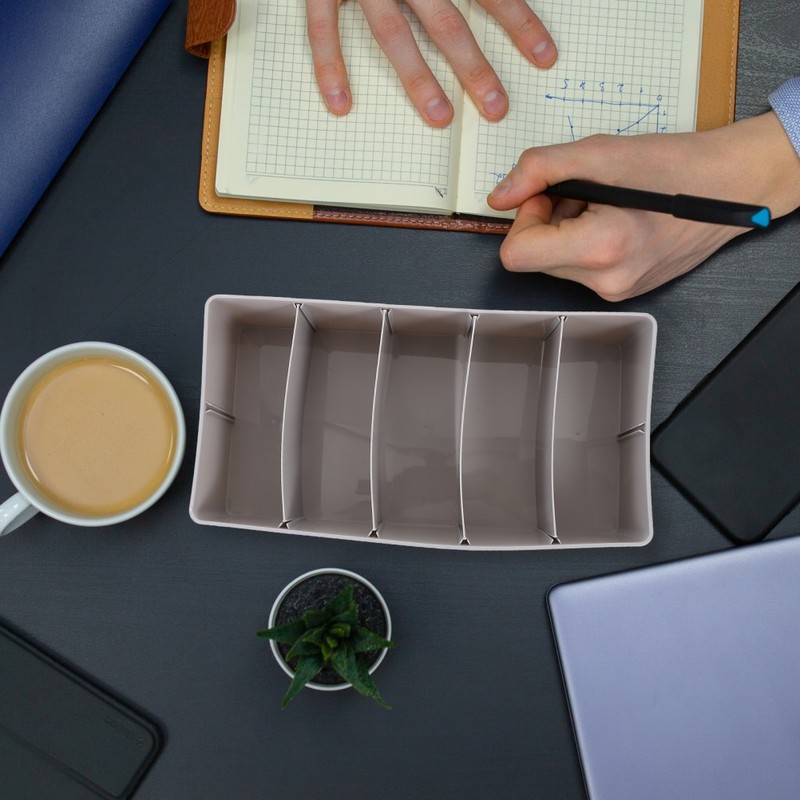 Bill Holder Storage Case Box Cash Currency Money Tray Compartment gallery