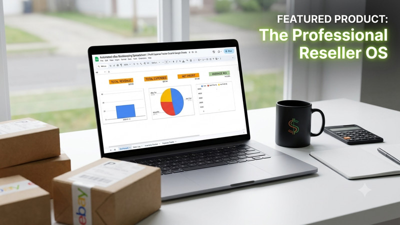 Automated eBay Bookkeeping Spreadsheet | Profit & Expense Tracker Google Sheets