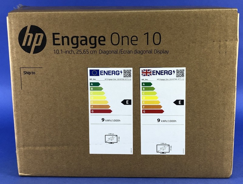 HP Engage One 10.1" Customer Display Ebony Black PN: 1XD80A8#ABA - NIB gallery