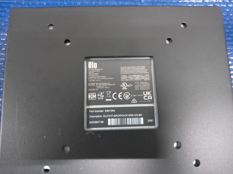Elo E001355 Backpack Mini PC POS Unit HDMI USB Ethernet No Storage gallery