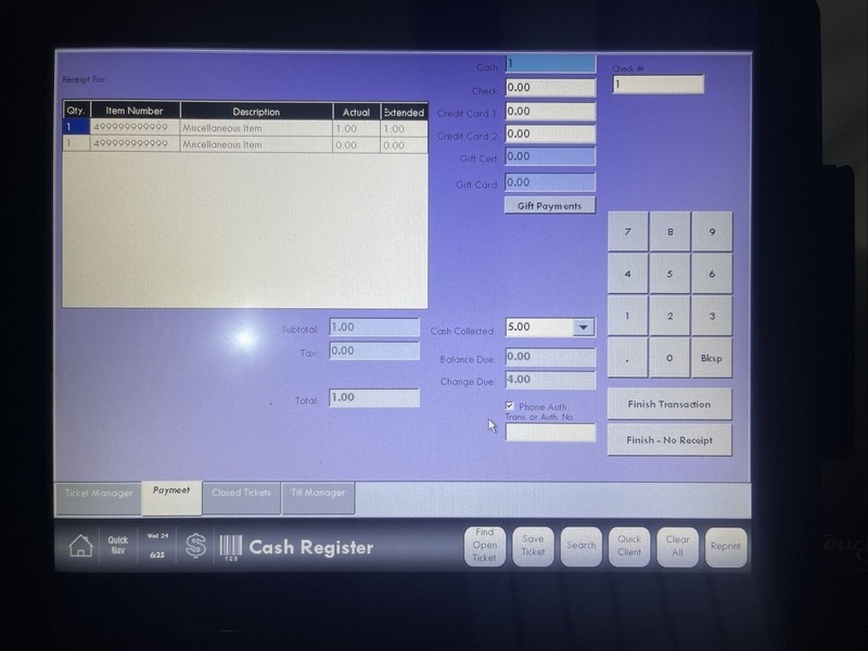 Touch Suite POS495 Point-Of-Sale Hardware System ￼ Scanner Printer Cash￼￼ Drawer gallery