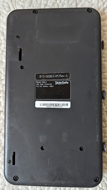 TABLESAFE RAIL-V2-0.6-00 CREDIT/DEBIT, PAY AT TABLE (g7) gallery