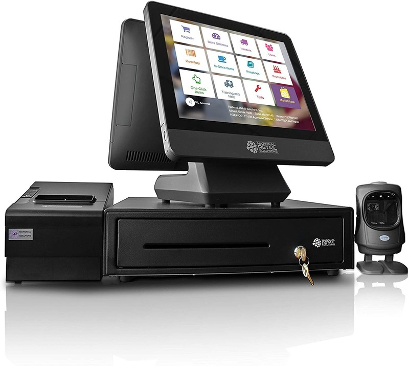 NRS Cash Register POS System -Requires NRSPAY Merchant Account Prior to Shipping