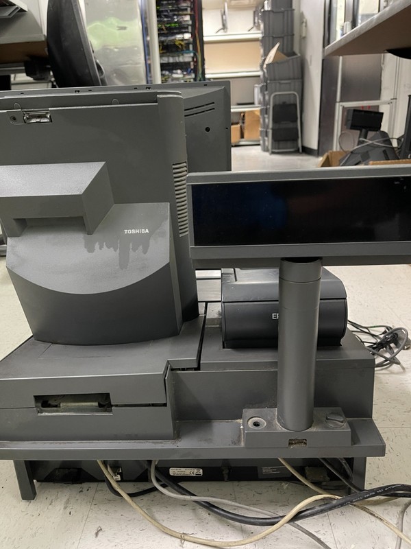 TOSHIBA DPS-300AB-80A POS w/ Epson TM-T88V Model: M244A and see details gallery