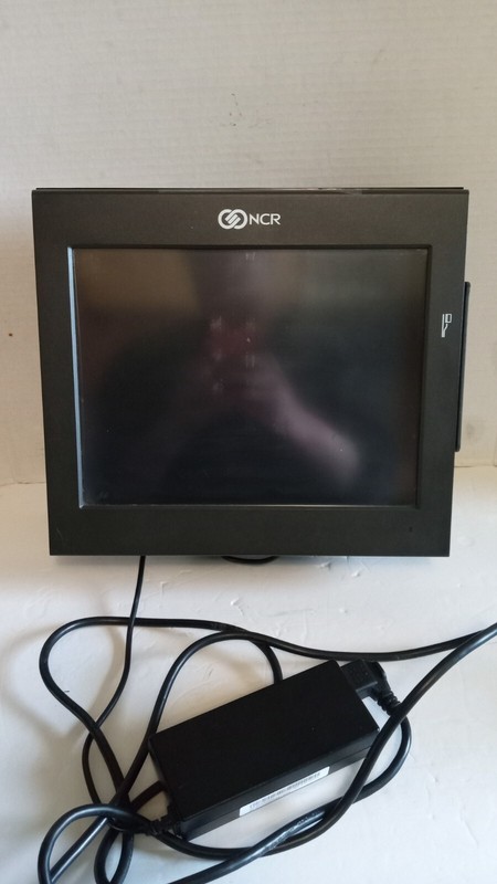 NCR POS Model P1230-0001-BA With Bracket And Power Cord TESTED!