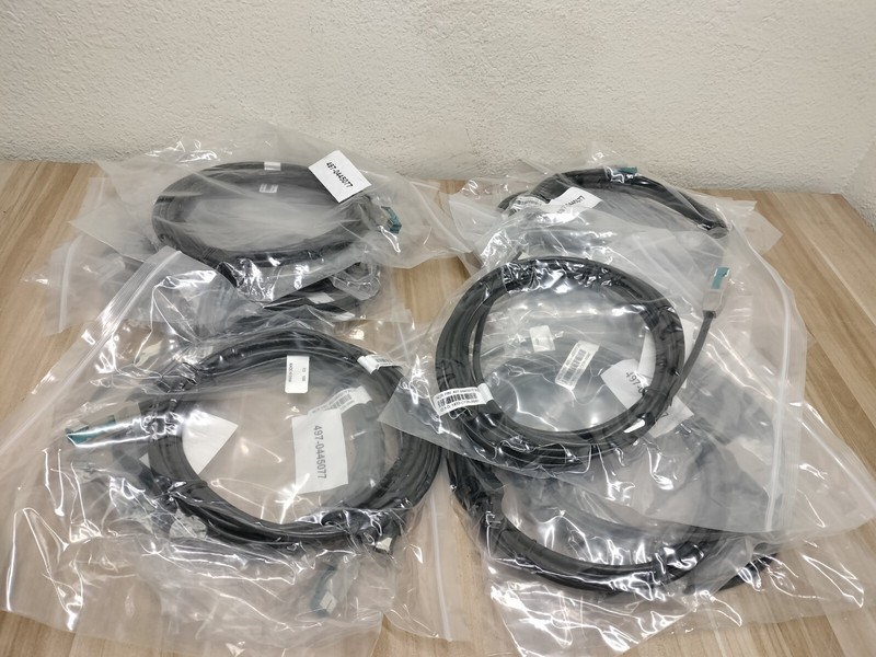 (LOT OF 12) NCR 497-0445077 POS Cash Register Power Control Cable