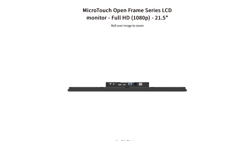 MicroTouch- OF-215P-B1 21.5" 1920x1080 PCAP Open Frame Touch Monitor VGA/HDMI/DP gallery