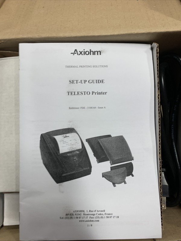 Axiohm Telest Tele2101 Pos Point Of Sale Thermal Printer New. Fast Ship! gallery