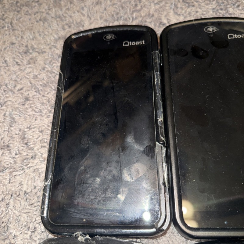 LOT Of 6 Toast Go 2 POS Handhelds With Extras Untested As Is See Description gallery