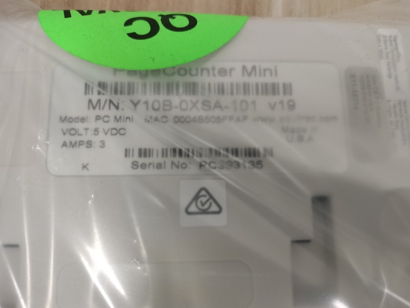 Equitrac (MODEL# PC Mini) Page Counter & RFID CARD READER USB Y591-EMID-102 v03 gallery