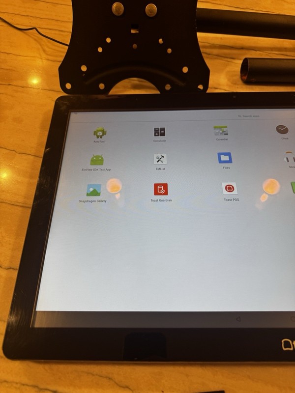 Toast POS Elo KDS 22" Kitchen Touchscreen Terminal Screen & Pole Mount NO CORD gallery