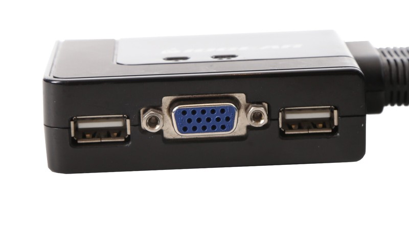 IOGEAR 2-Port USB KVM Switch with Cables and Remote, GCS22U gallery