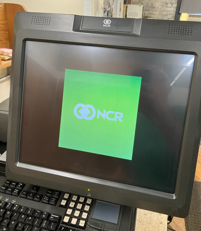 NCR Real POS 7616 w/ Monitor Keyboard Printer Scanner Card Reader Cash Drawer #2 gallery