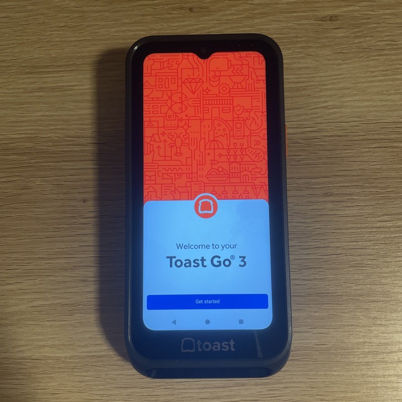 Toast Go 3 POS TG310 Handheld Mobile Computer Device WITH CELLULAR W/ Charger gallery