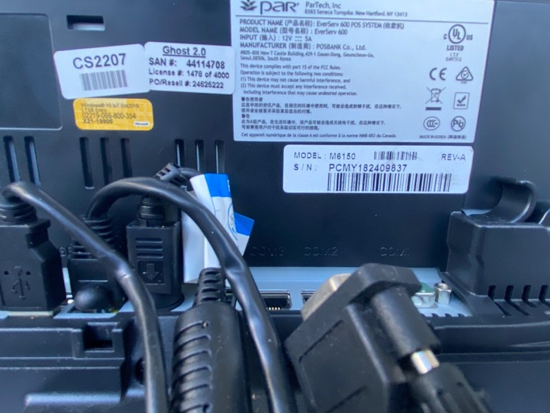EVERSERV 600 POS SYSTEM - PAR BRINKS & BIXOLON RECEIPT PRINTER & LABEL PRINTER gallery