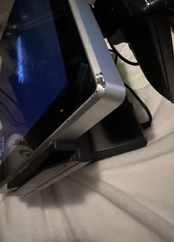 💰Posiflex Pos Windows 10/ 2 Screens W/Charging Base ~ Fast Shipping~ gallery