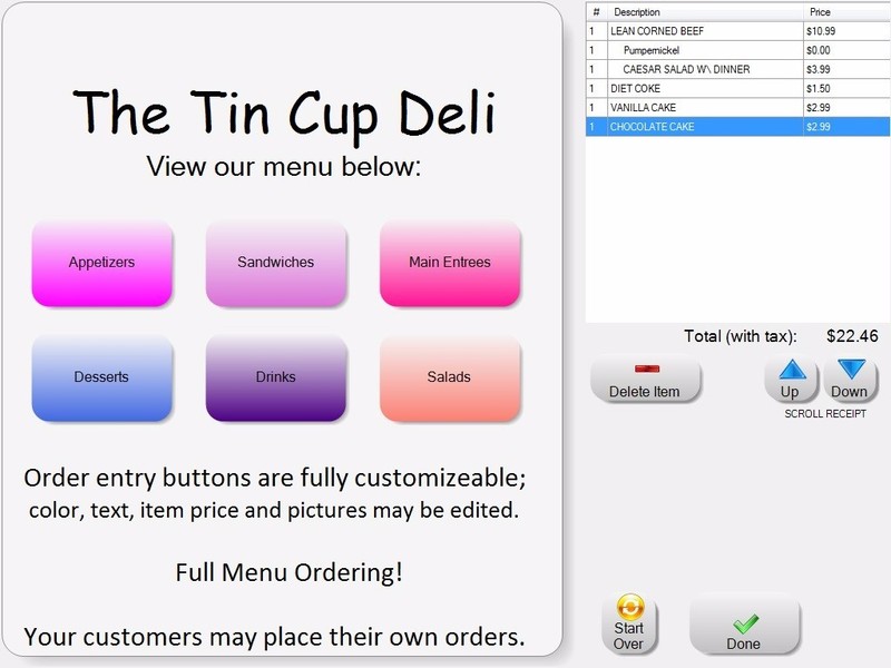 NEW Self-Service KIOSK POS Software for Restaurants & Retail Shops & MORE
