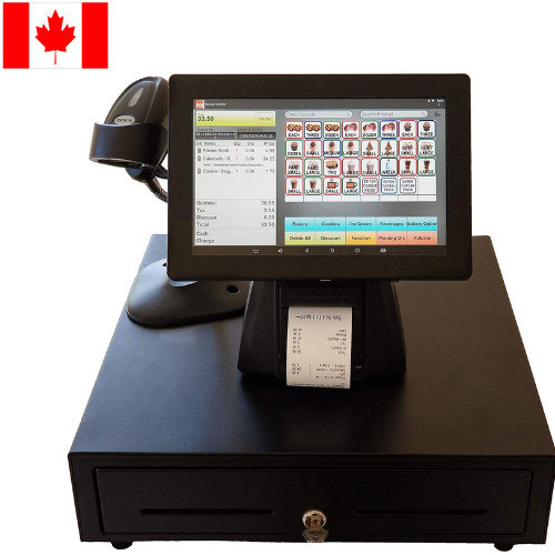 Tablet 10» Entry level POS Point of Sale System Combo Kit Retail Store Canada
