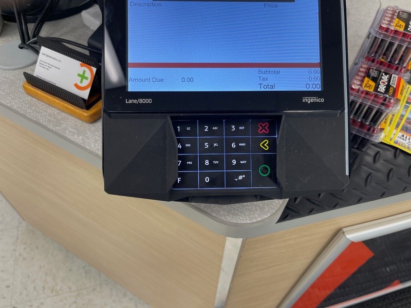 HP Computer, w/Ingenico, scanner, receipt printer, label printer & cash drawer gallery