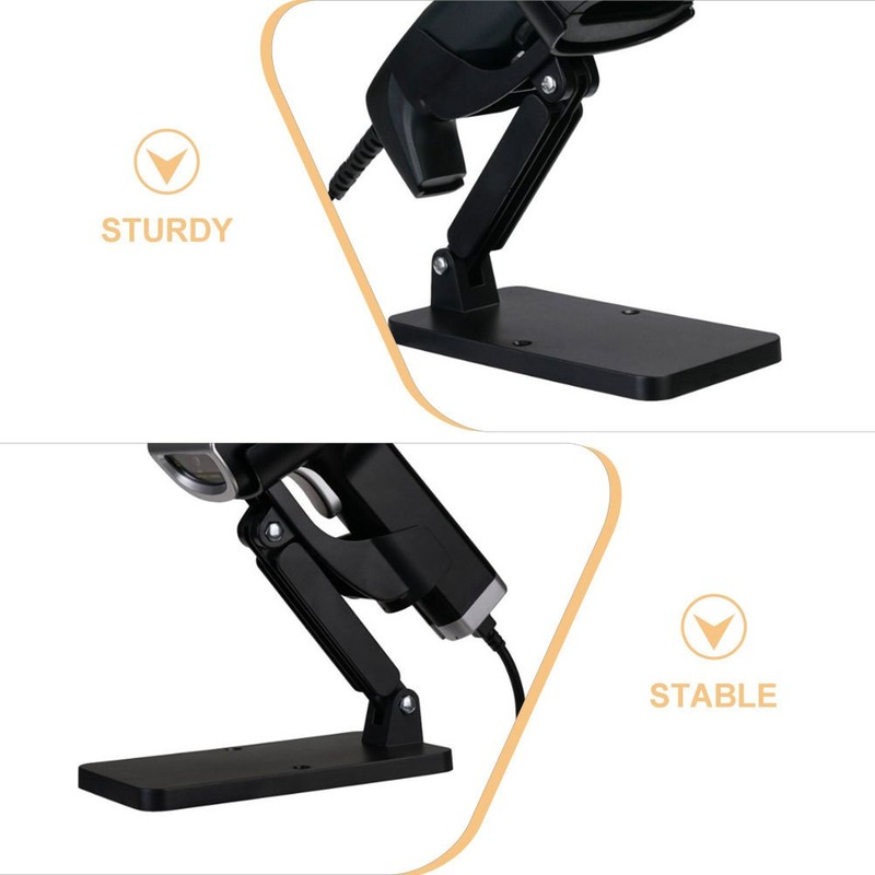 Useful Scanner Stand Barcode Holder for Desk Desktop Hair Dryer Bracket gallery