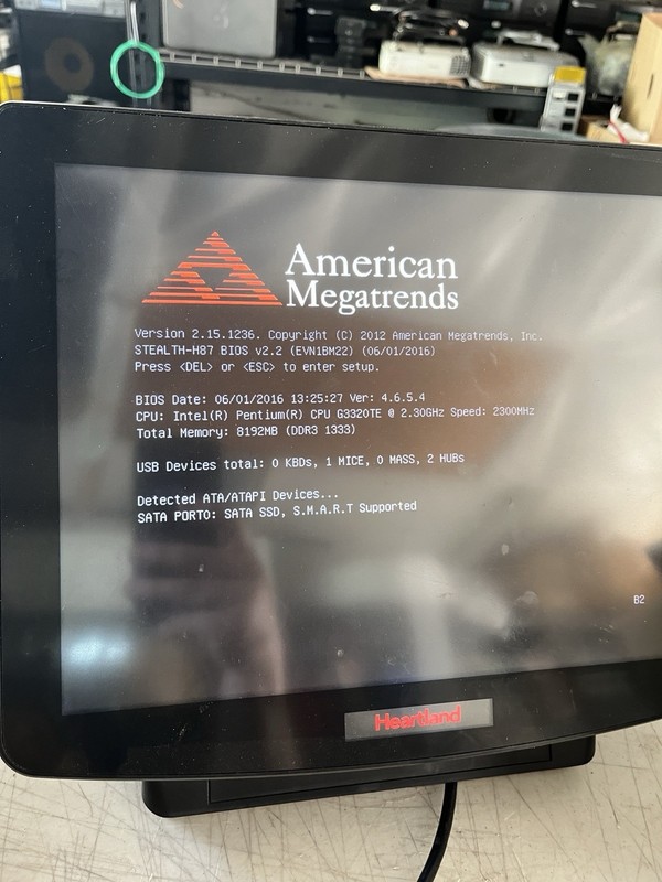 PioneerPos/Heartland All-In-One 15" LED 8GB RAM 64GB Hdd Pent-2.3Ghz Win10 Pro gallery