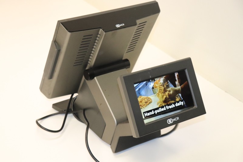 NCR P1230 NCR w/ C730F POS Terminal With Power Supply and Front Display gallery