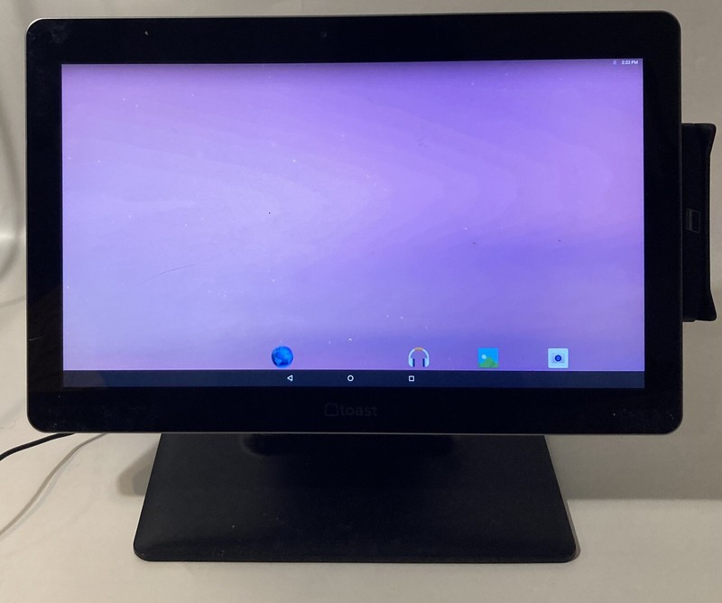 ELO ESY15i1B Touchscreen Toast POS (Android) POWER&CAMERA TESTED SCREEN CRACKED!