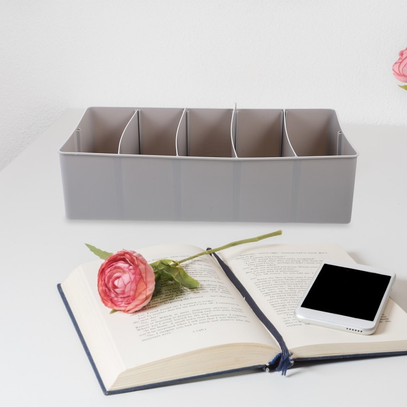 Cash Box with Ticket Holder Currency Money Tray Compartment Moneyboxes for