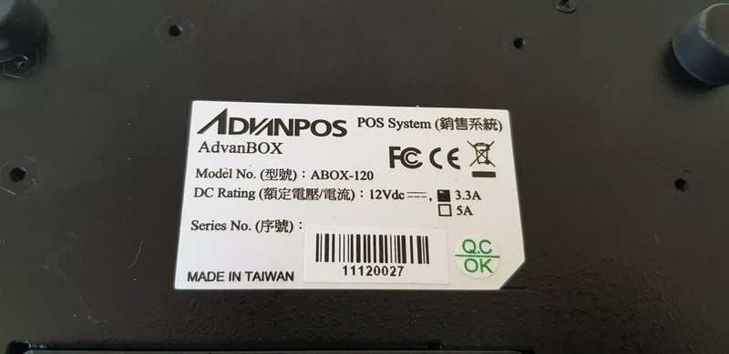 Advanpos ABOX-120 POS system 1gb ram 8gb false processor Atom N270 1.6GHz xp pr gallery