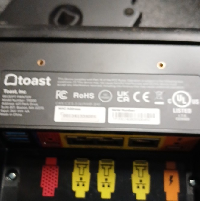 Toast xE POS System Terminal System Unit - Black gallery