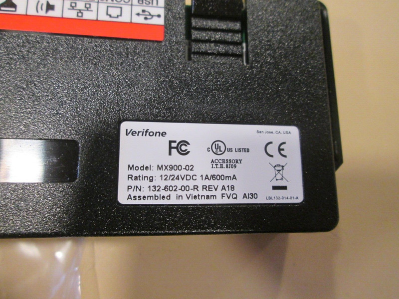New Verifone MX900-02 132-602-00-R USB/Ethernet I/O Module gallery
