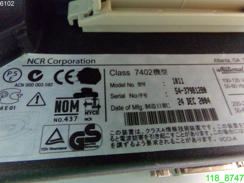 NCR 7402 All IN One Touch Screen Point of Sale Terminal w/ Card Reader gallery