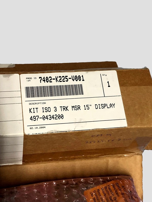 NEW NCR Kit ISO 3 Trk MSR 15" Display 7402-K225-V001 497-0434200 gallery