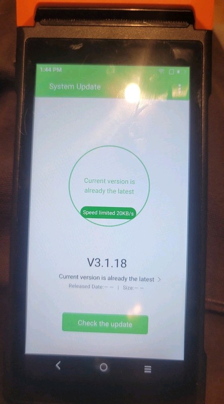 Sunmi Mobile T5940 V2s Wireless Data POS System Bundle Used Great Condition