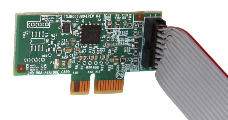 Kit; 2nd VGA Feature Card w/ Serial Ribbon Cable and Clip for Toshiba TCx 700 gallery