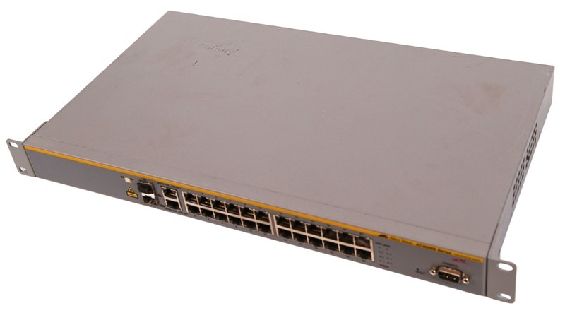 Allied Telesis AT-8000S Fast Ethernet Switch; 24-Port, Light Grey gallery