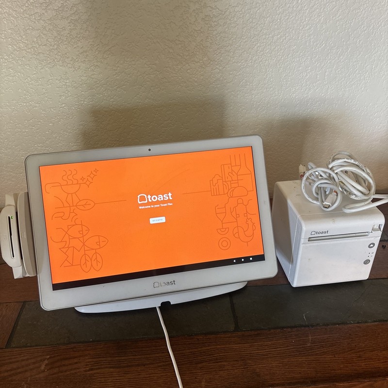 Toast Flex TT200 POS Point Of Sale System With Printer White