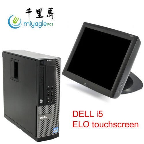 Point of Sale System POS All in One Touch Dell i5 ELO touch SSD 128GB & Printer