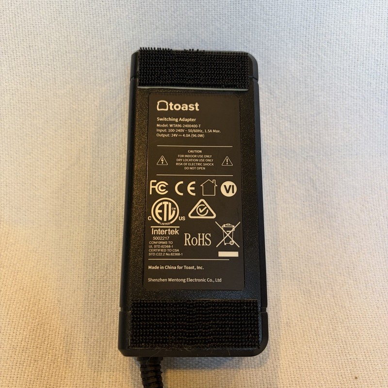 Toast Flex TT200 POS Point of Sale Dual Display Screen Terminal + Power Supply gallery