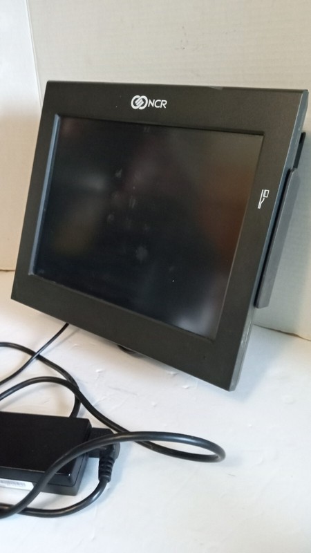 NCR POS Model P1230-0001-BA With Bracket And Power Cord TESTED! gallery