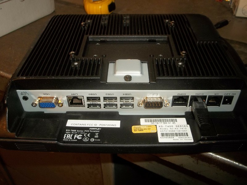POSIFLEX KS-7400 KS-7410 POS TERMINAL 12 VDC 12.5A (V3) gallery