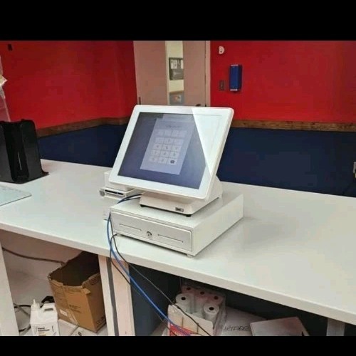 CAKE Retail POS System Touchscreen Monitor with Cash Drawer