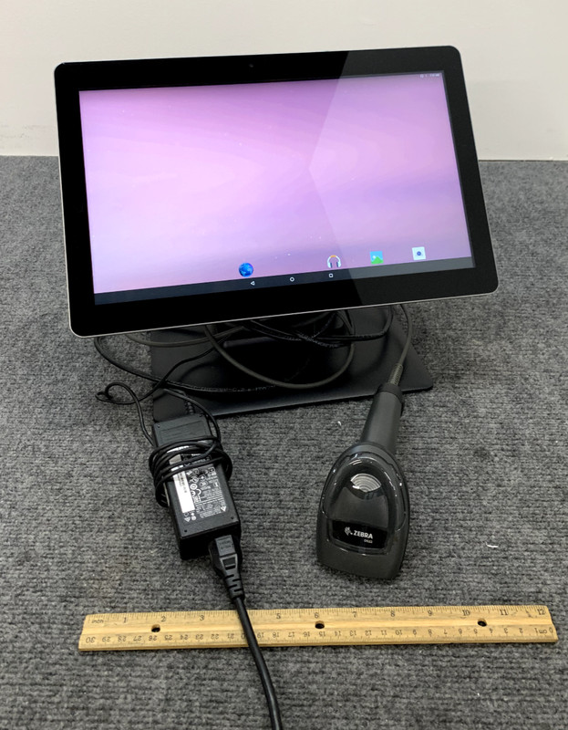 ELO; Zebra L203920119 Touchscreen POS System With Scanner w/Adapter & Cord