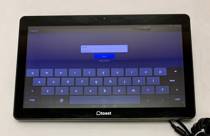 Elo MSM8690 Touch Screen Tablet W/ Toast POS, Ethernet & Power Adapter Cables gallery