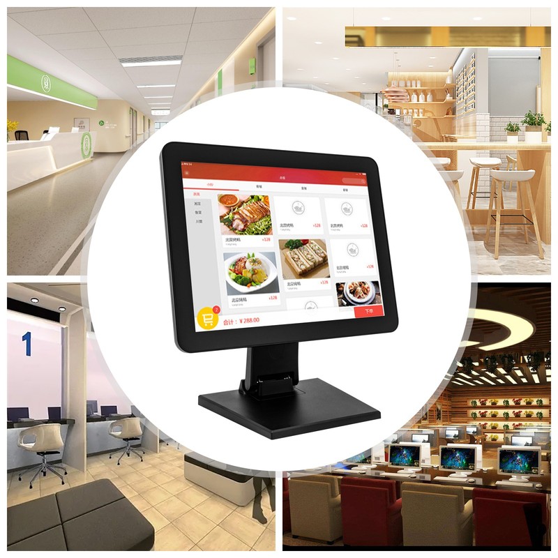 15'' Touchscreen POS Cash Register Till System LCD Display for All Retail Shops